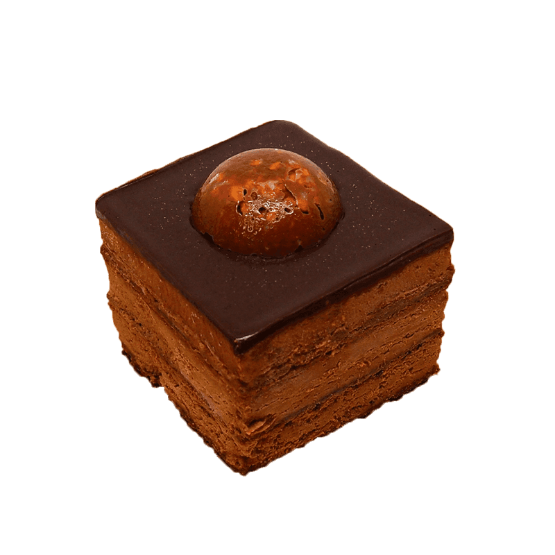Mousse de trufado al caramelo